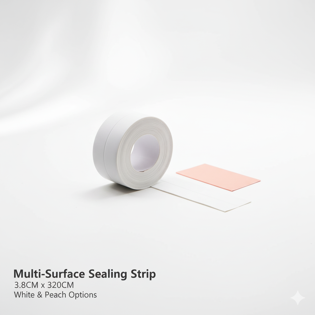Waterproof Multi-Surface Sealing Strip for Kitchens & Bathrooms