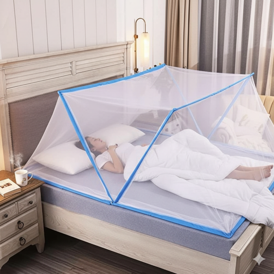 Foldable Mosquito Net Tent for Bed – Portable Insect Protection Canopy (3 Sizes)
