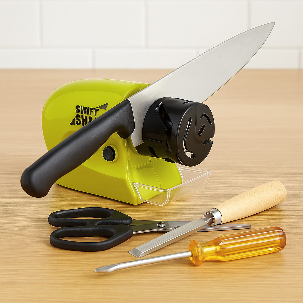 Swift Sharp Battery-Operated Knife Sharpener