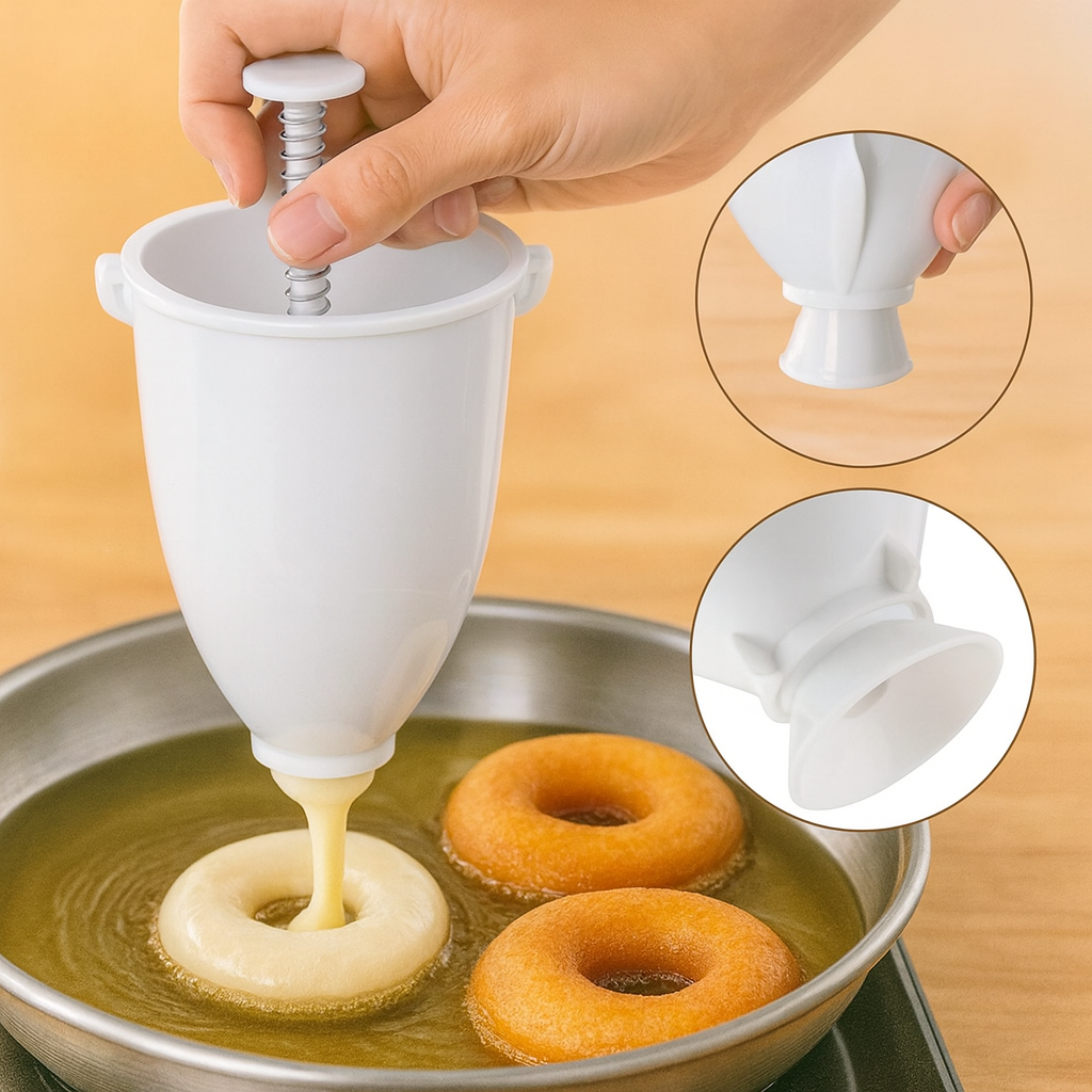Donut Maker Dispenser – Easy Homemade Donuts Tool