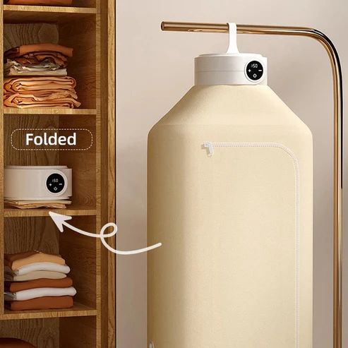 Portable 600W Electric Clothes Dryer & Travel Hanger - Smart, Foldable, and Fast Drying Machine with Timer