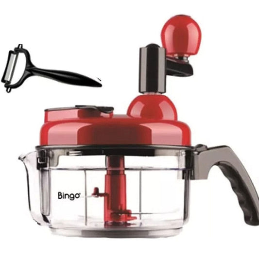 Manual Hand Crank Food Chopper – Multi-Purpose Vegetable, Meat & Spice Cutter