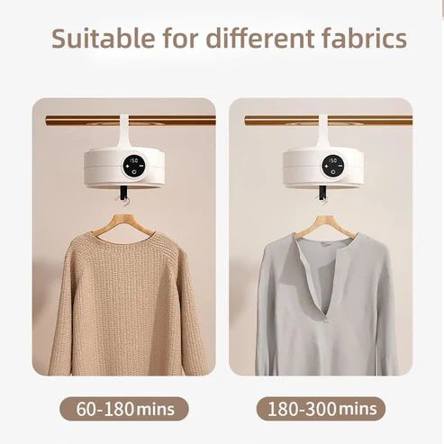 Portable 600W Electric Clothes Dryer & Travel Hanger - Smart, Foldable, and Fast Drying Machine with Timer