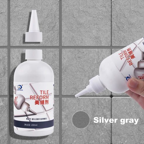 280ml Waterproof Ceramic Tile Grout Filler & Repair Agent -  Stain Resistant Sealant for Walls, Floors & Bathroom Tiles